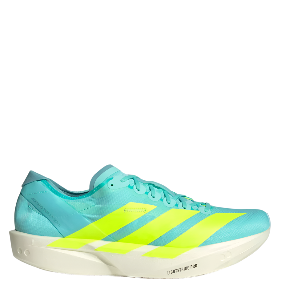 Adidas Men's Takumi Sen 11 Running Shoes in Flash Aqua/Zero Metalic /Mint Ton AW25