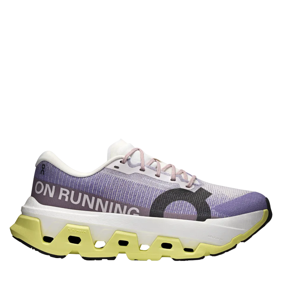 On Women's Cloudmonster 3 Hyper Running Shoes in Lily/Limelight SS26
