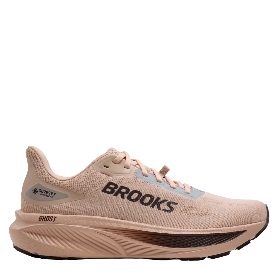 Brooks Women's Ghost 18 GTX Running Shoes in Rose Dust/Raisin AW26