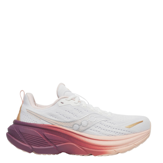 Saucony Women's Hurricane 25 Running Shoes in White/Cameo - Online Exclusive