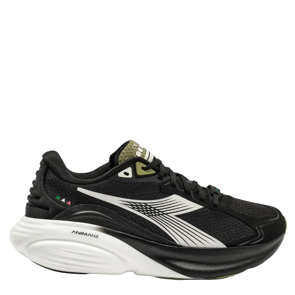 Diadora Unisex Atomo Star in Black/White/Sage SS26