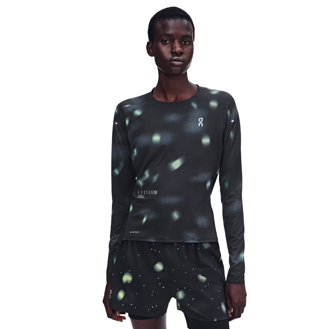 On Women's Performance Long-T Lumos Black AW26