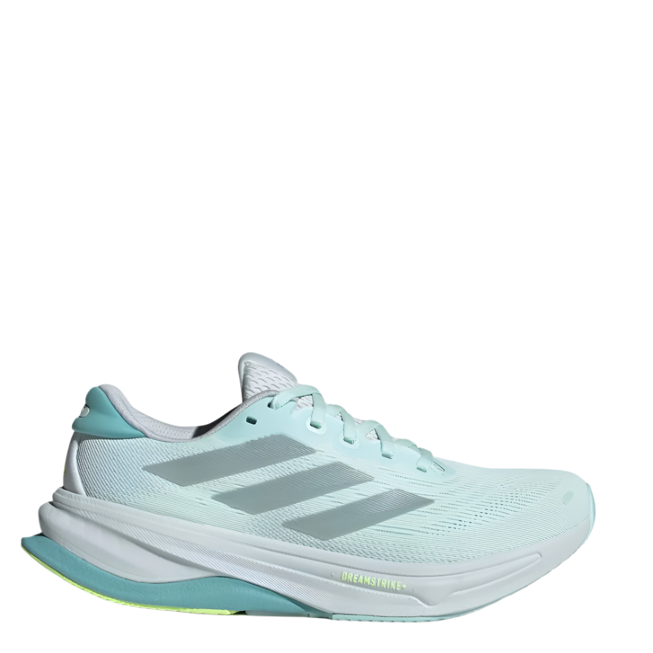 Adidas Women's Supernova Solution 2 Running Shoes in Halo Mint/Magic Grey Met/Mint Ton AW25