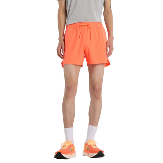 New Balance Men's RC Short 5" in Tangerine Heat SS26