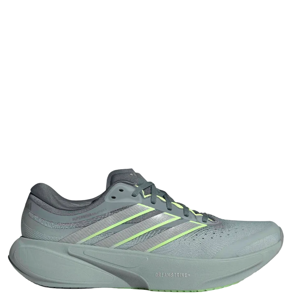 adidas Men's Supernova Solution 3 Running Shoes in Blue Oxide/Linen Green/Wonder Sage AW26
