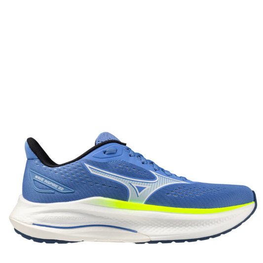 Mizuno Women's Wave Inspire 22 Running Shoes in Ultramarine/White/Lightening Yellow SS26