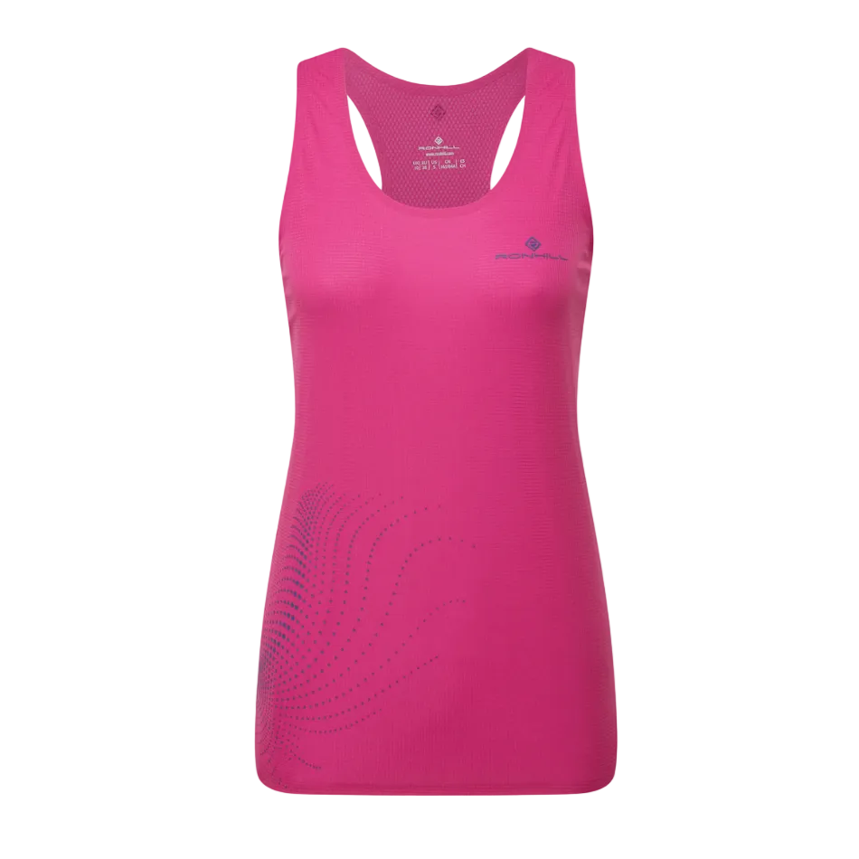 Ronhill Women's Tech Race Vest in Exuberance/Classic Blue SS26