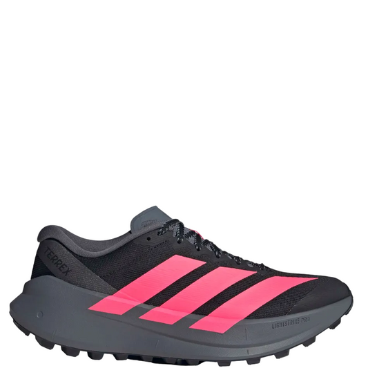 adidas Men's Terrex Agravic SL Trail Running Shoes in Core Black/Solar Turbo/Aurora Onix AW26