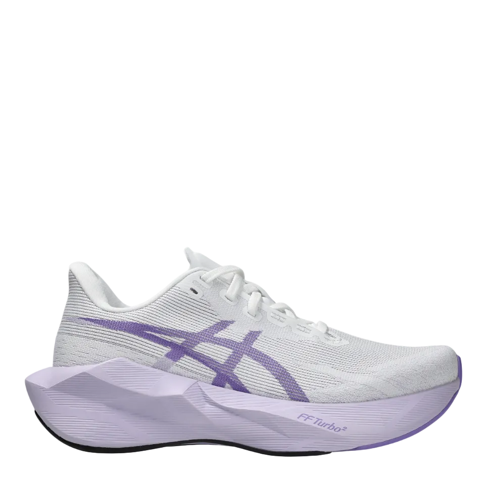 ASICS Women's NOVABLAST 6 Running Shoes in White/Murasaki AW26