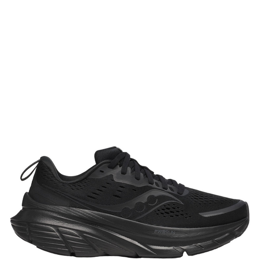 Saucony Women's Guide 18 Running Shoes in Triple Black - Online Exclusive