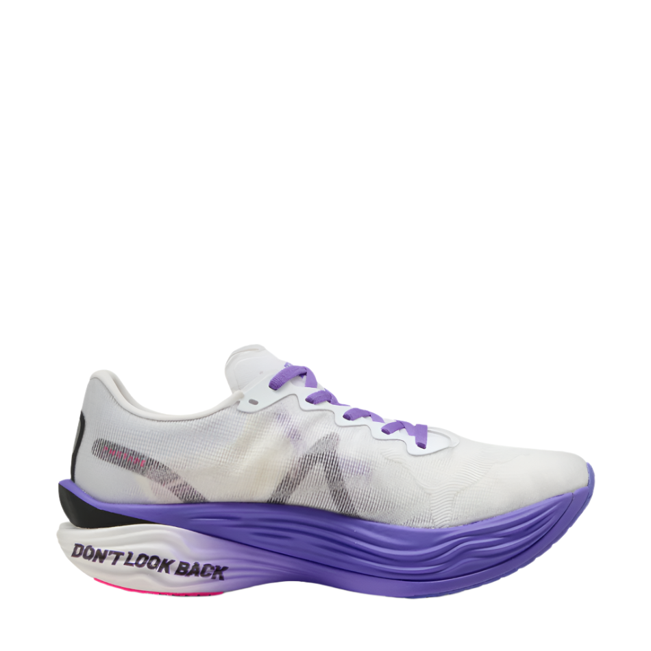PUMA Men's Deviate NITRO Elite 3 DIGITOKYO Running Shoes in PUMA White/Dark Amethyst AW25