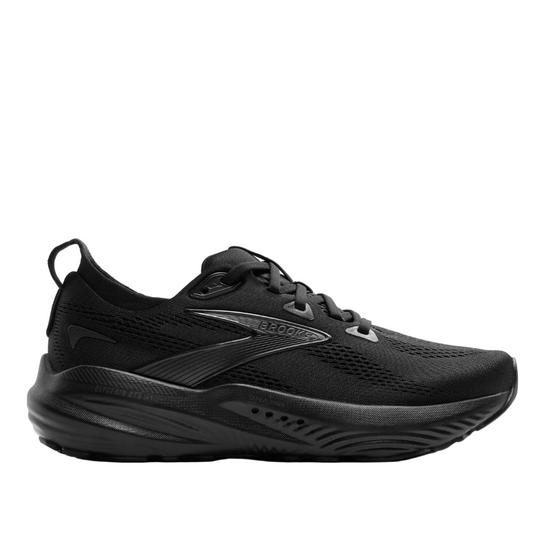 Brooks Men's Glycerin GTS 22 Wide Fitting 2E Running Shoes in Black/Black/Ebony AW25