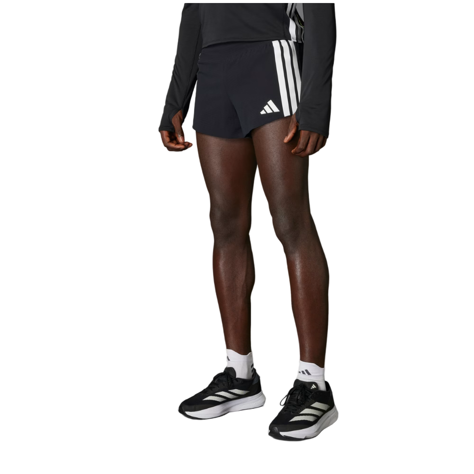 adidas Men's Adizero Running Gel Pocket Shorts in Black SS26