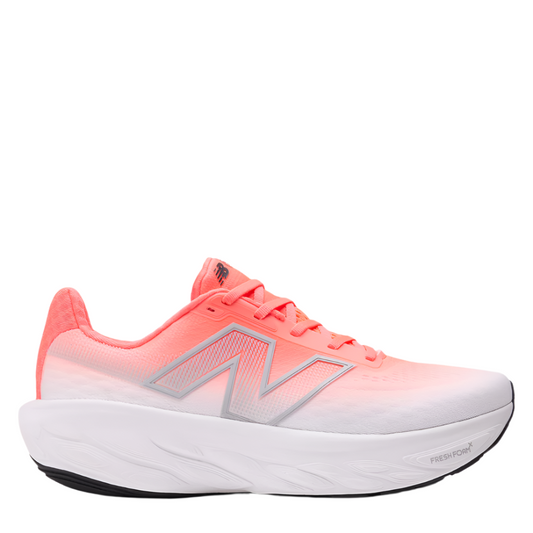 New Balance Men's 1080 V14 2E Wide Fitting Running Shoes in Urgent Red/Rain Cloud/BlackAW25