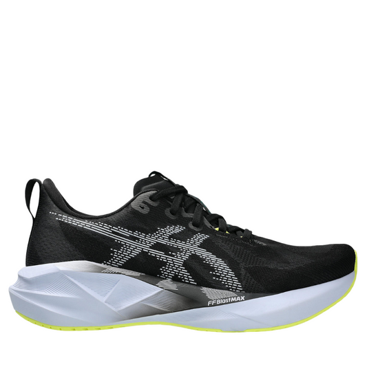 ASICS Men's NOVABLAST 5 Running Shoes in Black/Blue Fade AW25