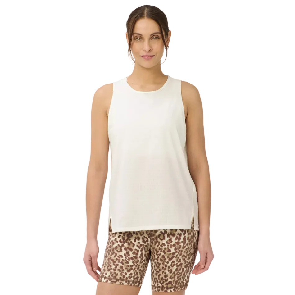 Sweaty Betty Ultimate Train Perforated Vest in Dove White AW26