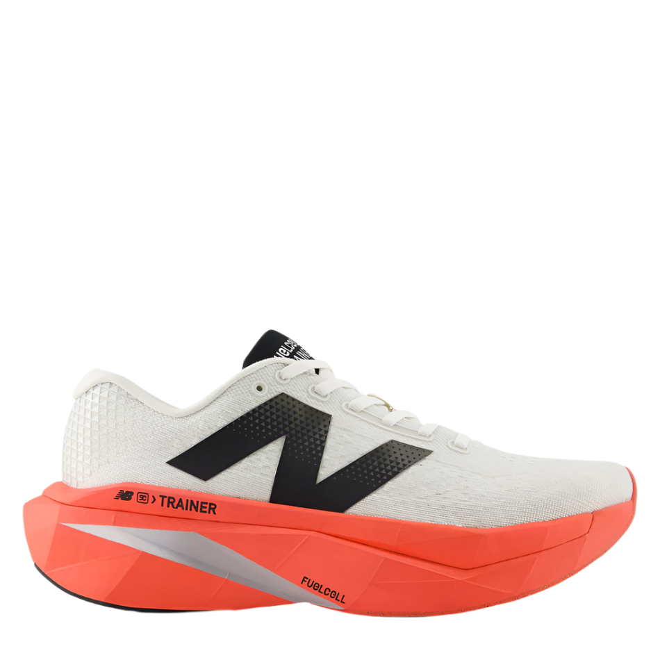 New Balance Men's Fuelcell Supercomp Trainer v3 Running Shoes in Urgent Red/Sea Salt/Black AW25