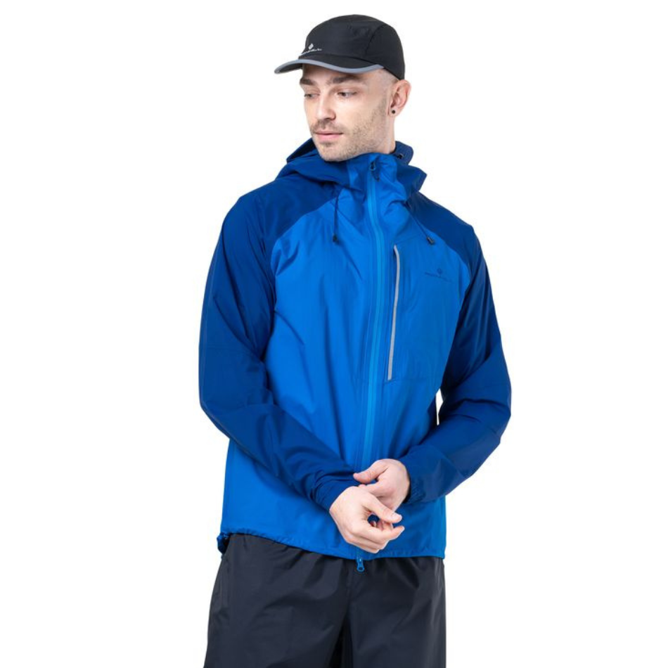 Ronhill Men's Tech Storm Jacket in Ocean/Electric Blue AW25