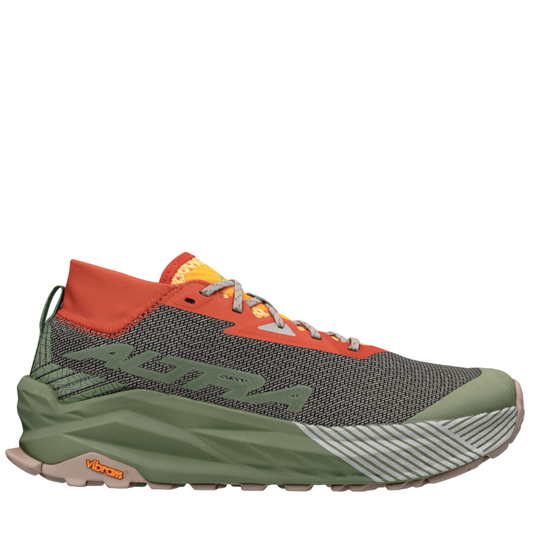 Altra Men's Olympus 275 Trail Running Shoes in Gray/Orange SS26