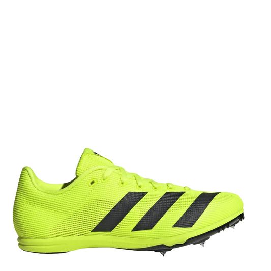 adidas Unisex Junior Allroundstar Running Spikes in Lucid Lemon/Core Black/Silver Met. AW26
