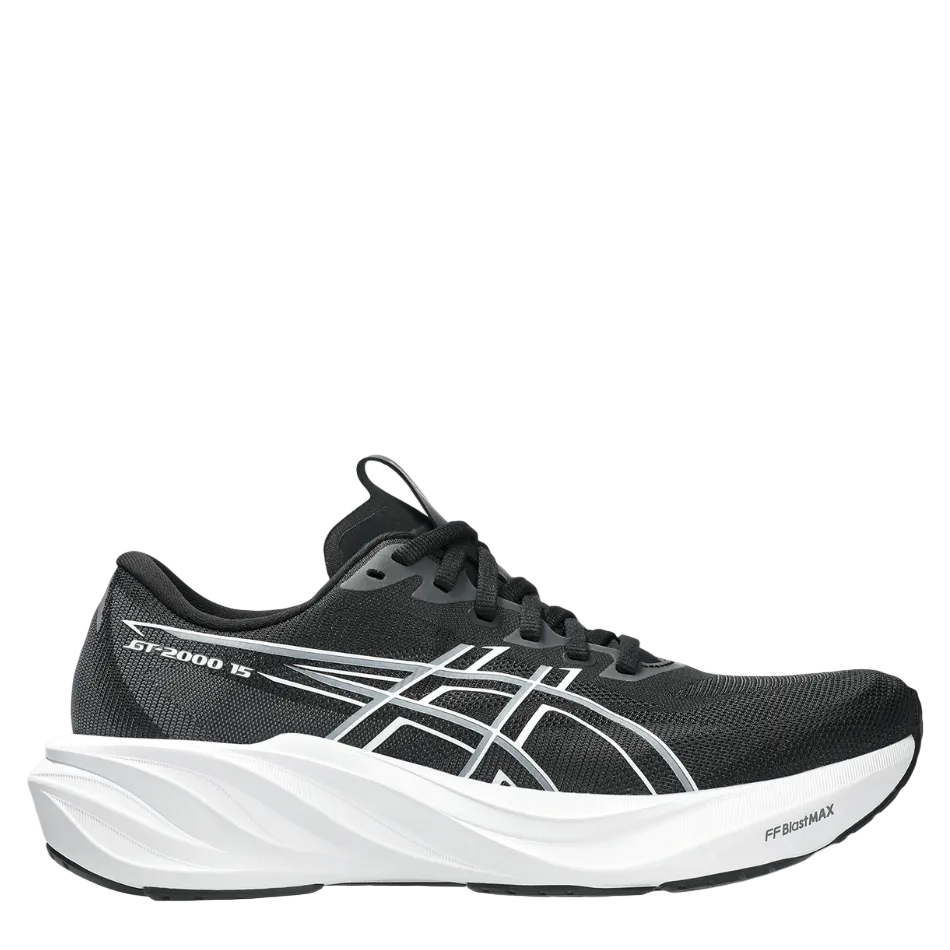 ASICS Women's GT-2000 v15 Running Shoes in Black/White AW26
