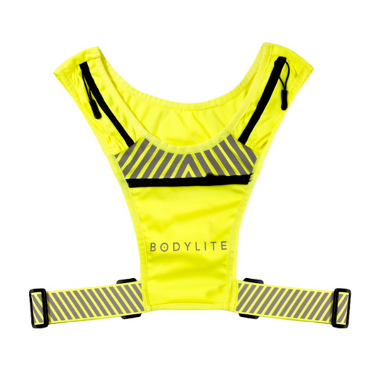 BodyLite Gear Phone Holder Vest in Neon Yellow