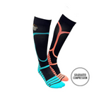 Monkey Sox Victory Compression Running Socks in Black