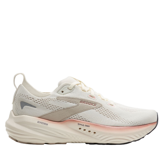 Brooks Women's Glycerin 22 Running Shoes in Coconut/Chateau/Rose AW25