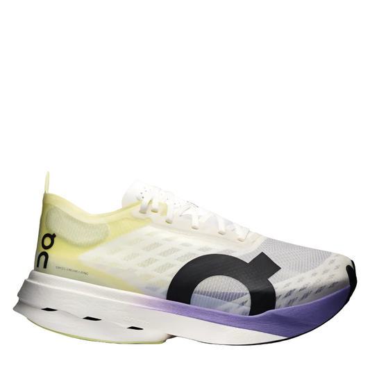 On Women's Cloudboom Strike Running Shoes in Juniper/Limelight SS26
