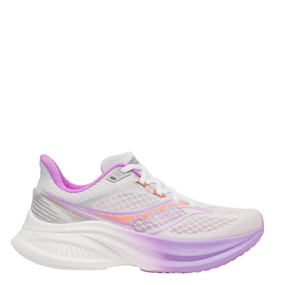 Saucony Women's Endorphin Speed 5 Running Shoes in White/Crocus - Online Exclusive