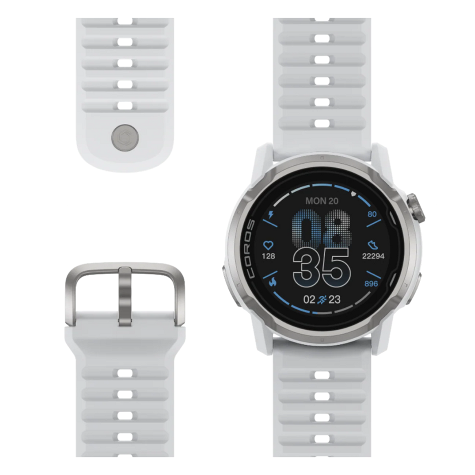 Coros APEX 4 46mm Outdoor Watch in White
