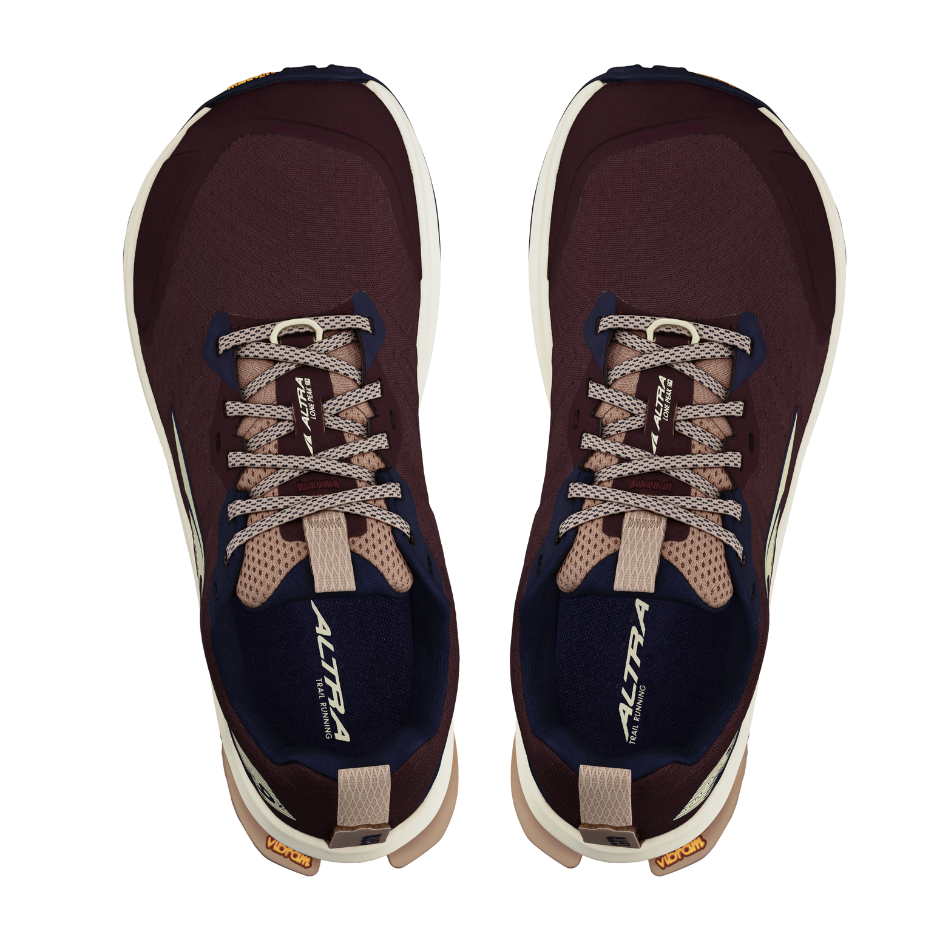 Altra Women's Lone Peak 9+ Trail Running Shoes in Maroon AW25