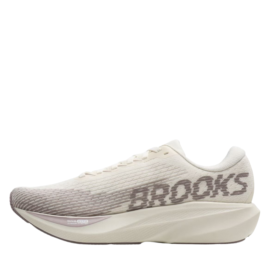 Brooks Women's Ghost Amp Running Shoes in Arctic Wolf/Dove/Pink AW26