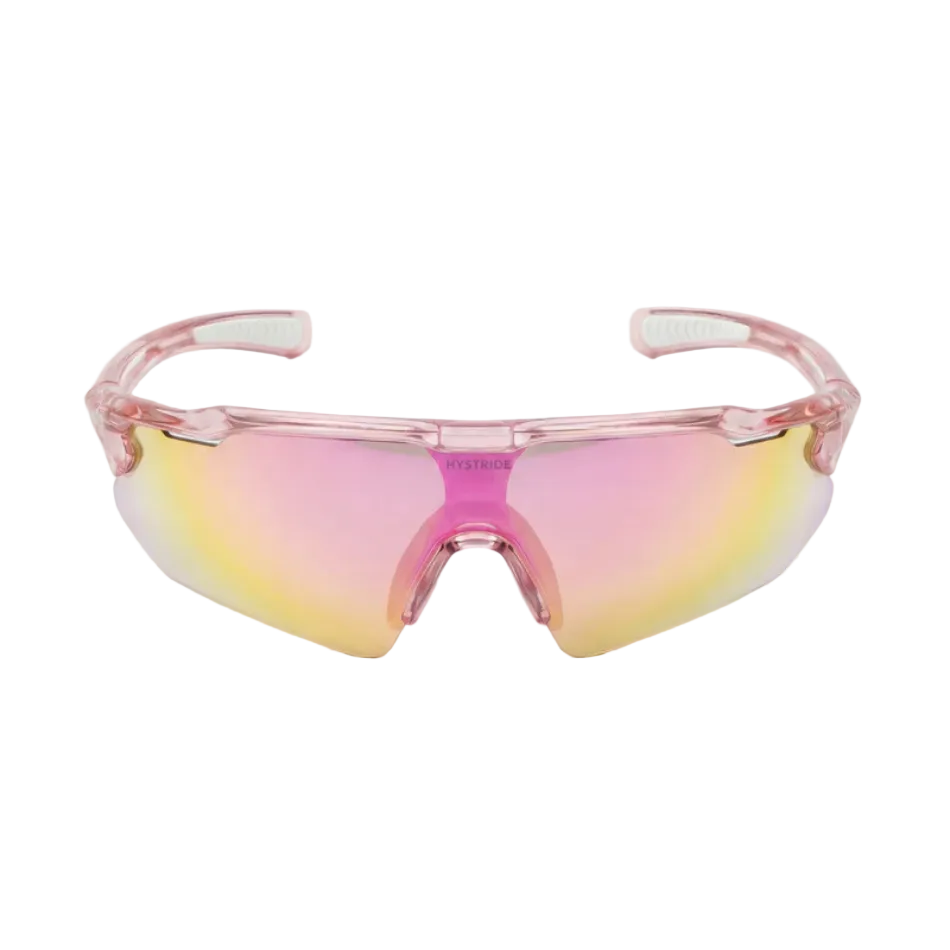 Hystride Unisex Speed Pro Sunglasses in Clear Pink