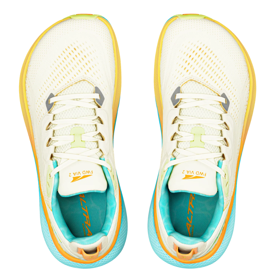 Altra Men's FWD Via 2 Running Shoes in Winter White/Green SS26