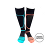 Monkey Sox Victory Compression Running Socks in Black