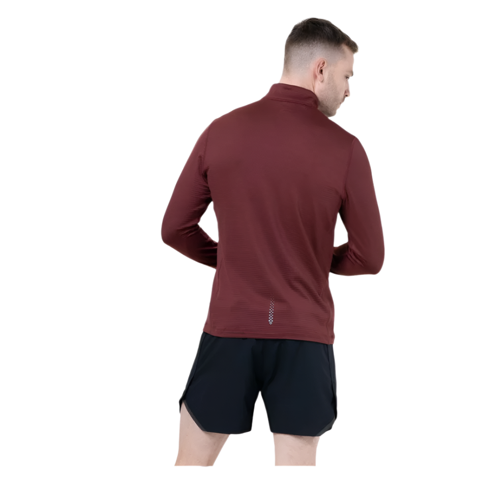 Ronhill Men's Tech Winter 1/2 Zip Top in Chestnut/Oxide AW25