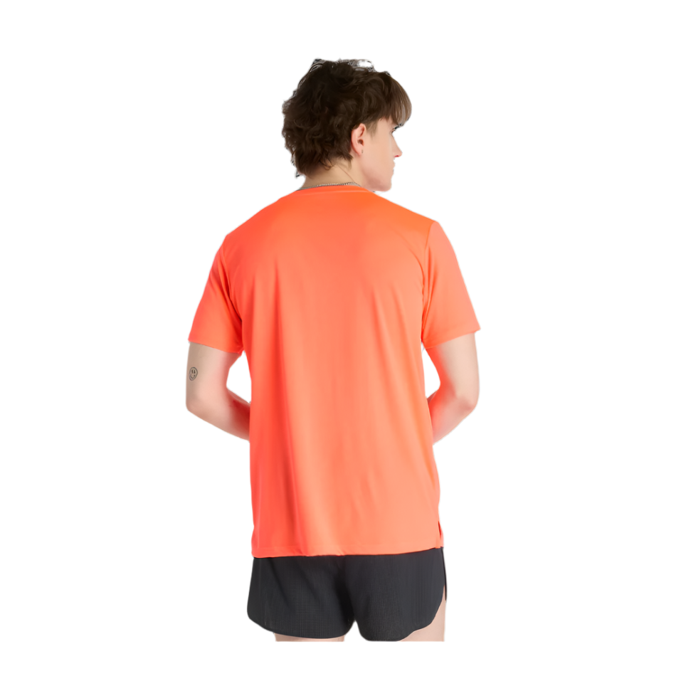 New Balance Men's Sport Essentials Short Sleeved Tee in Urgent Red AW25