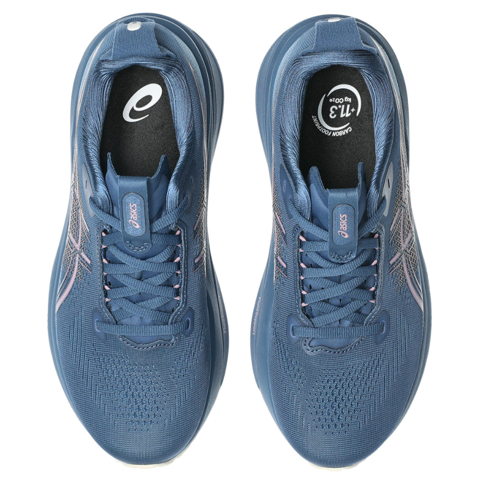 ASICS Women's GEL-KAYANO 33 Running Shoes in Grand Shark/Taro Purple AW26