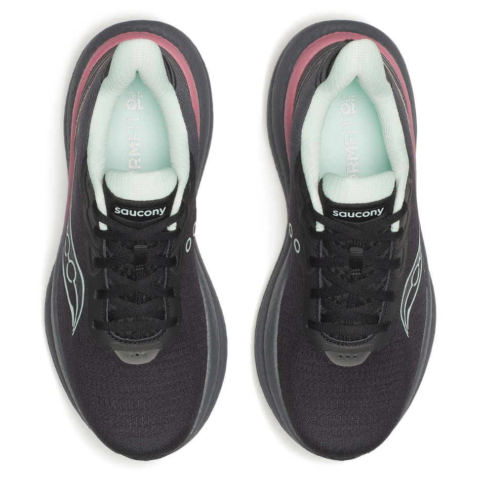 Saucony Women's Triumph 23 Running Shoes in Black/Calm - Online Exclusive
