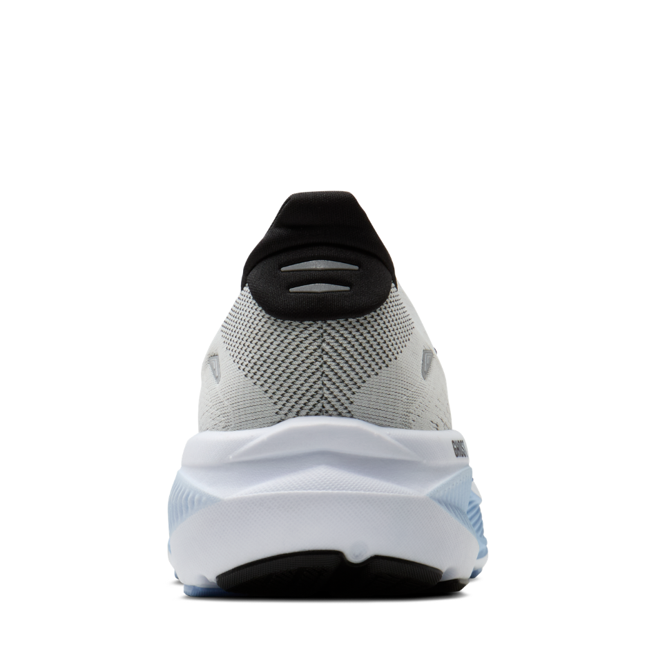 Brooks Men's Ghost 18 Wide Fitting (2E) Running Shoes in White/Black/Open Air AW26