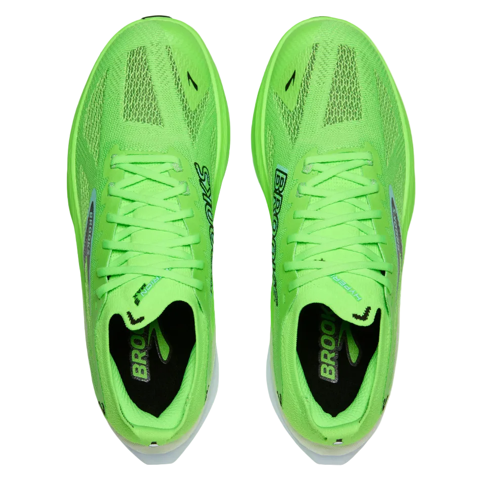 Brooks Men's Hyperion Max 3 Running Shoes in Green Gecko/Black/Blue SS26