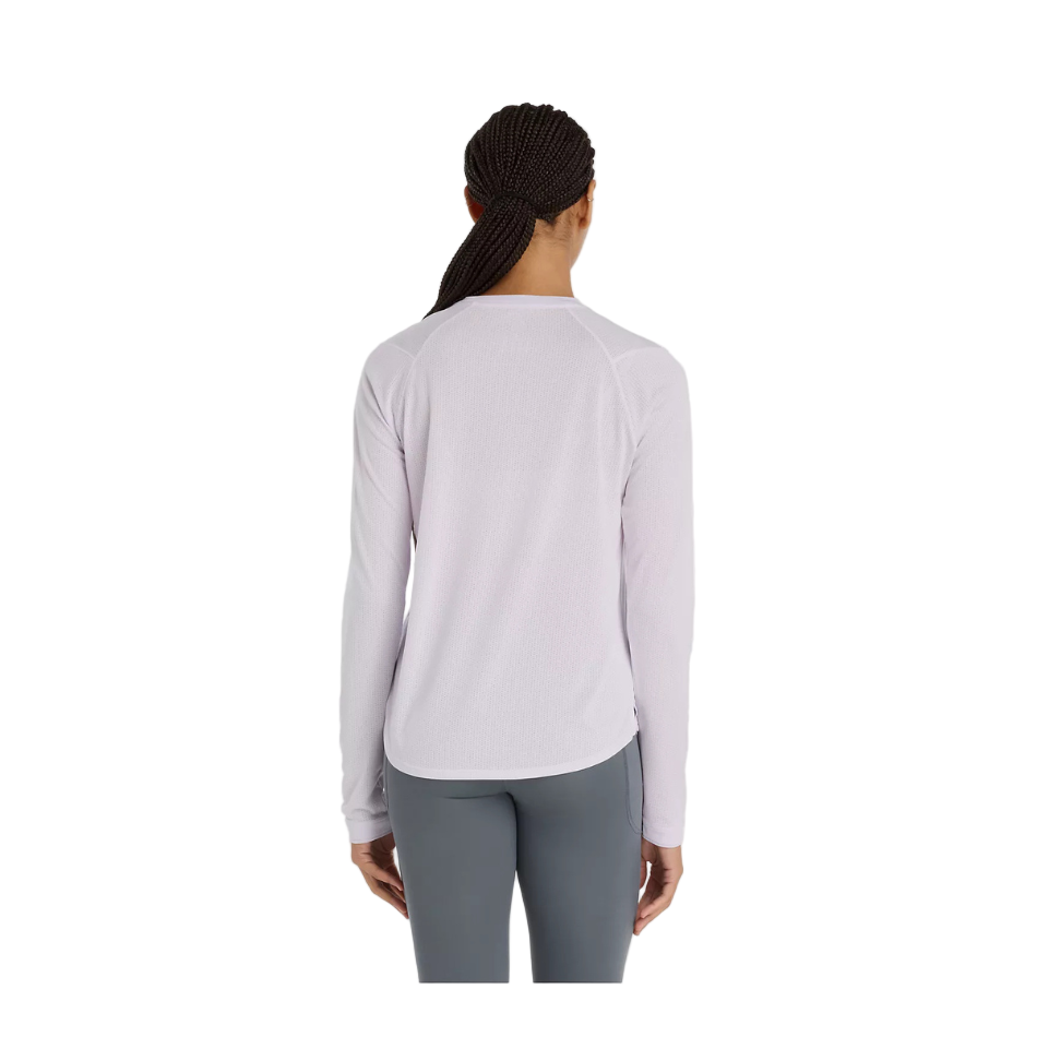 New Balance Women's Athletics Long Sleeve in Taro Heather AW25