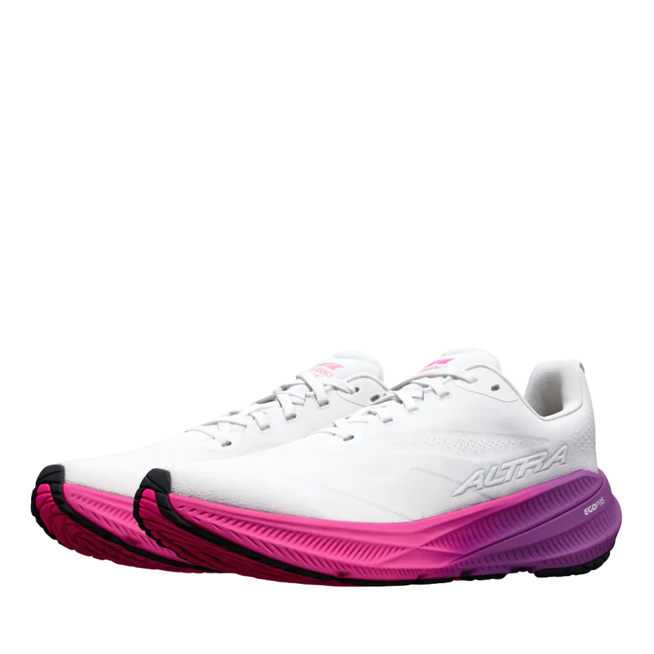 Altra Women's Experience Flow 3 Running Shoes in White/Purple Cactus Flower AW26