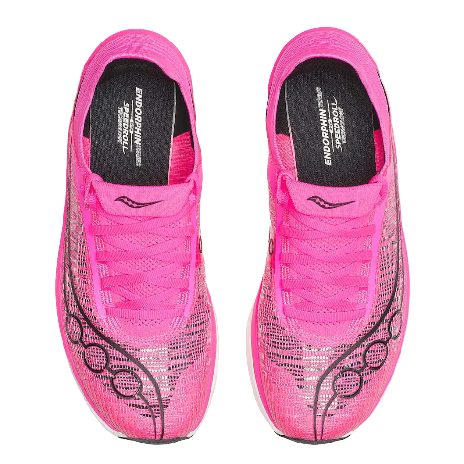 Saucony Unisex Endorphin Elite 2 Running Shoes in Shock /Black SS26