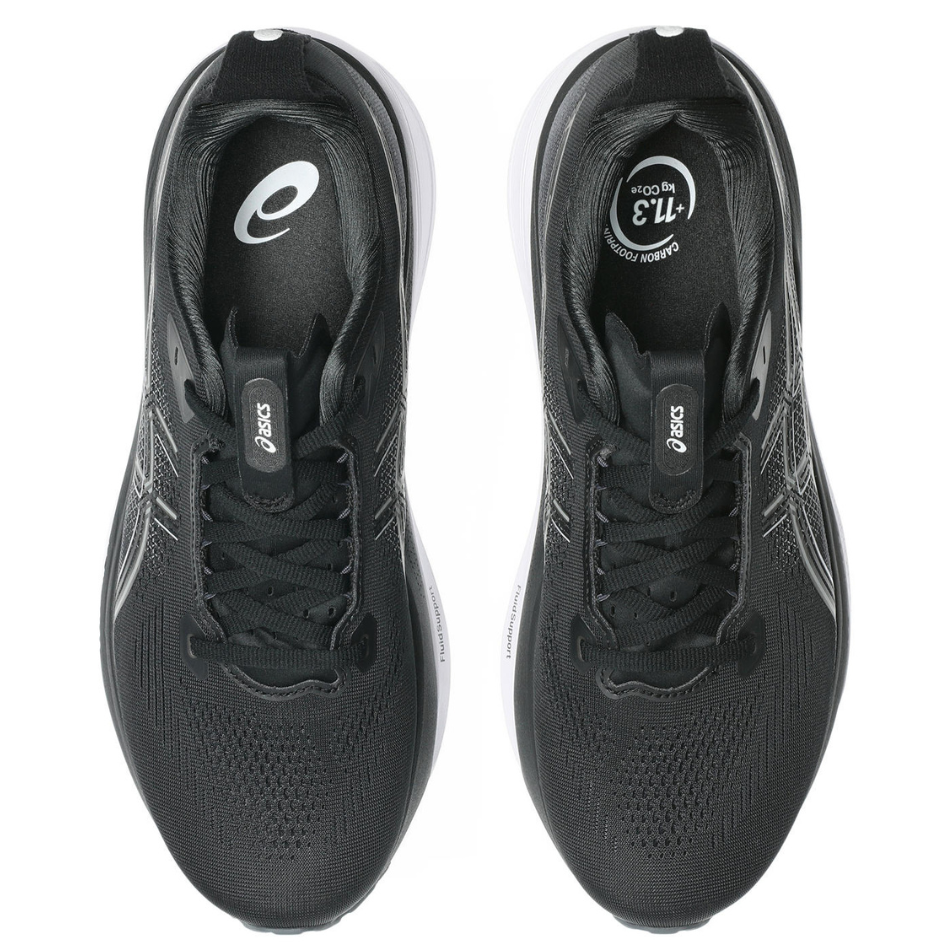 ASICS Men's GEL-KAYANO 33 Running Shoes in Black/White AW26