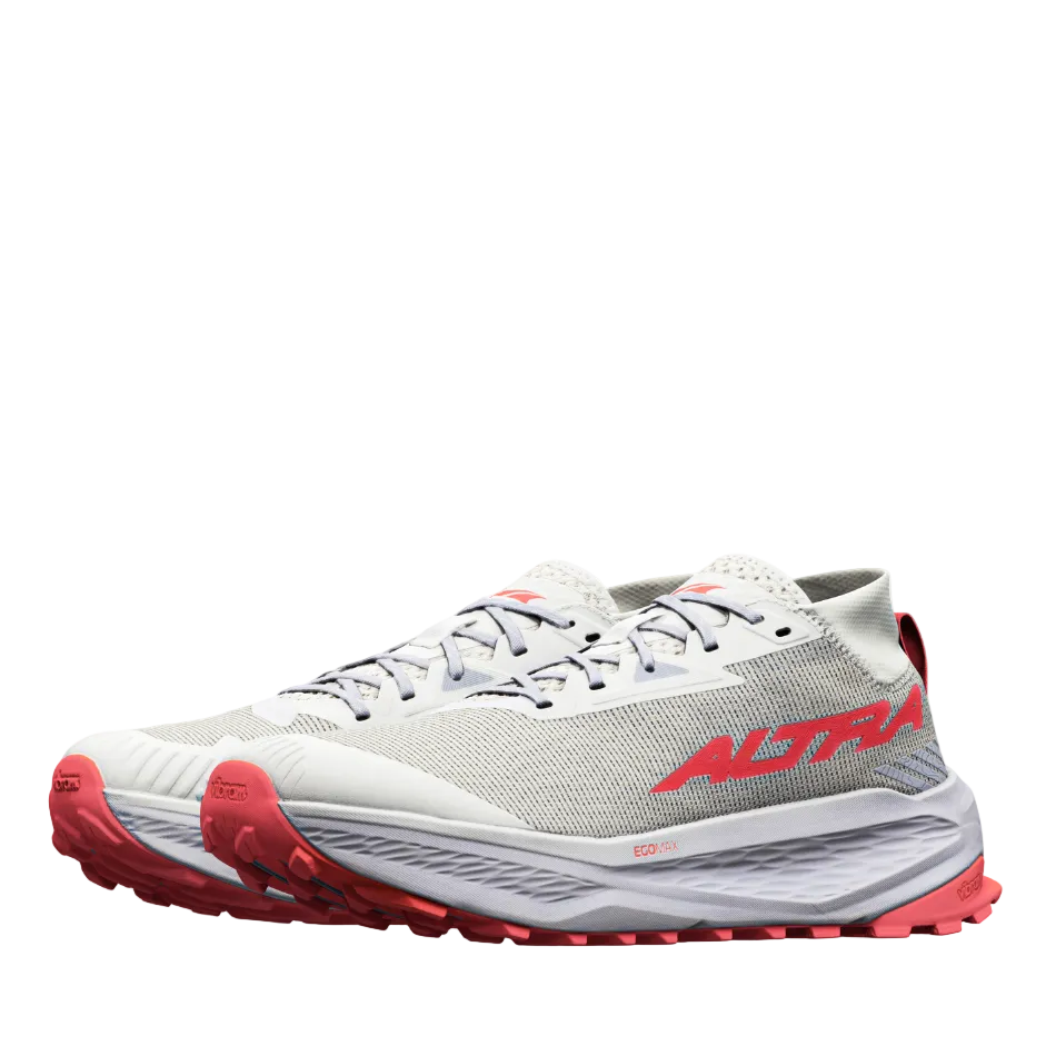 Altra Men's Olympus 275 HILO Trail Running Shoes in Vaporous Gray/Fiery Coral AW26