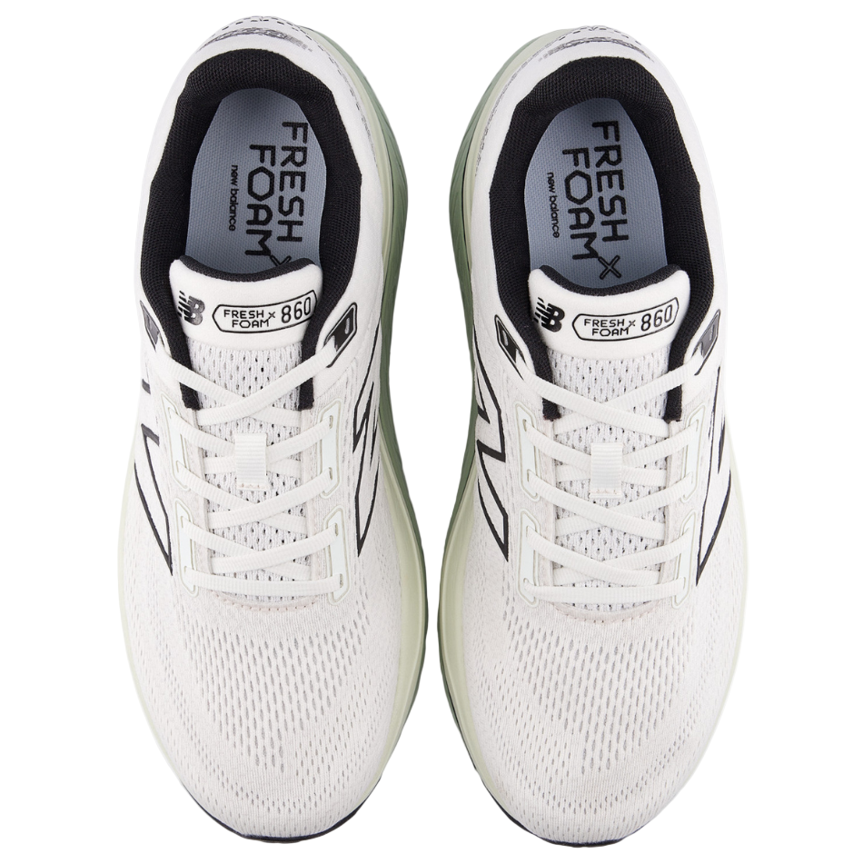 New Balance Men's 860 V14 Running Shoes in Sea Salt/Mineral/Garter Snake AW25