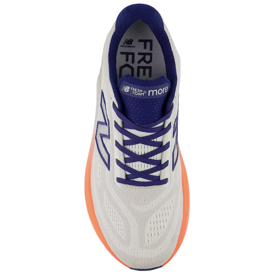 New Balance Men's Fresh Foam X More v6 Running Shoes in Reflection/Blue Oyster/Tangerine Heat SS26