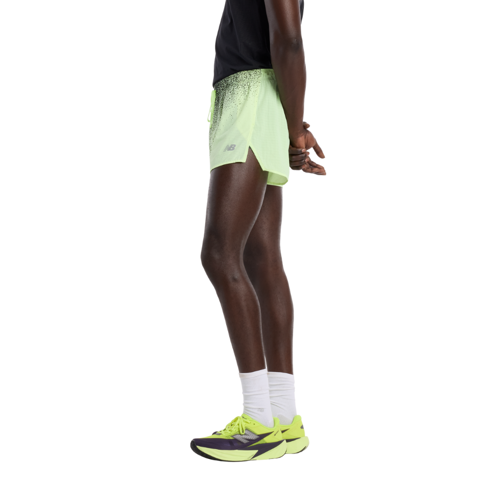 New Balance Men's RC Ultralight Printed Shorts 3" in Afterglow SS26